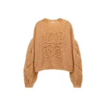 LOEWE Anagram Sweater Women's Camel