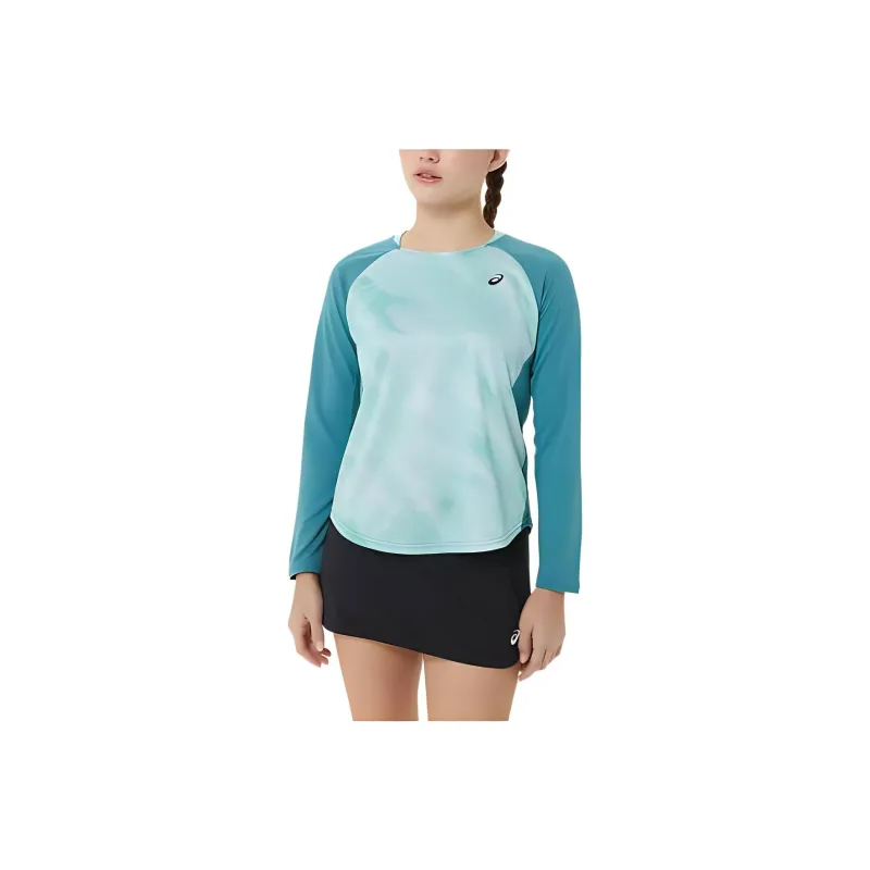 Asics TENNIS LS T-Shirts Women's Blue-0