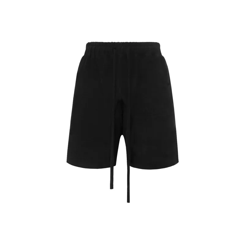 Askyurself Casual Shorts Unisex Black-0