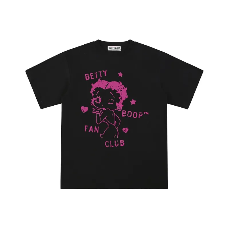 BETTY BOOP T Shirt Women's Black-0