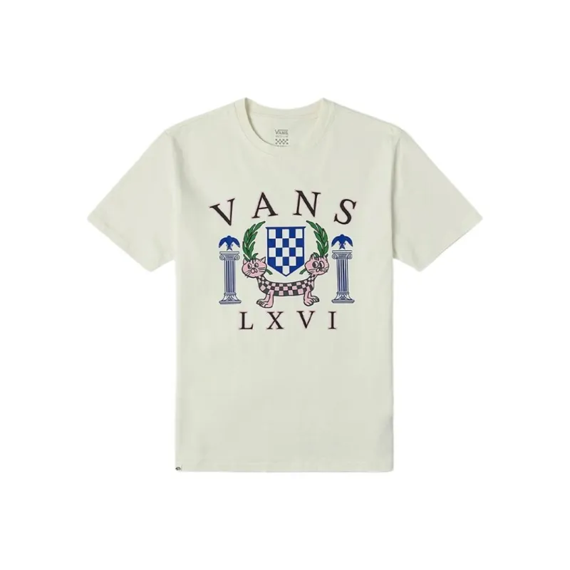 Vans T Shirts Women's Ecru-0