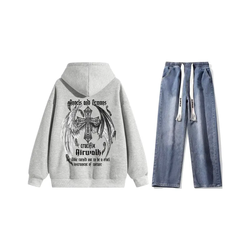 Airwalk Sweatshirt Sets Unisex-20