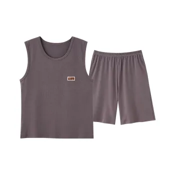 FENTENGCARE Pajama Set Men's Gray