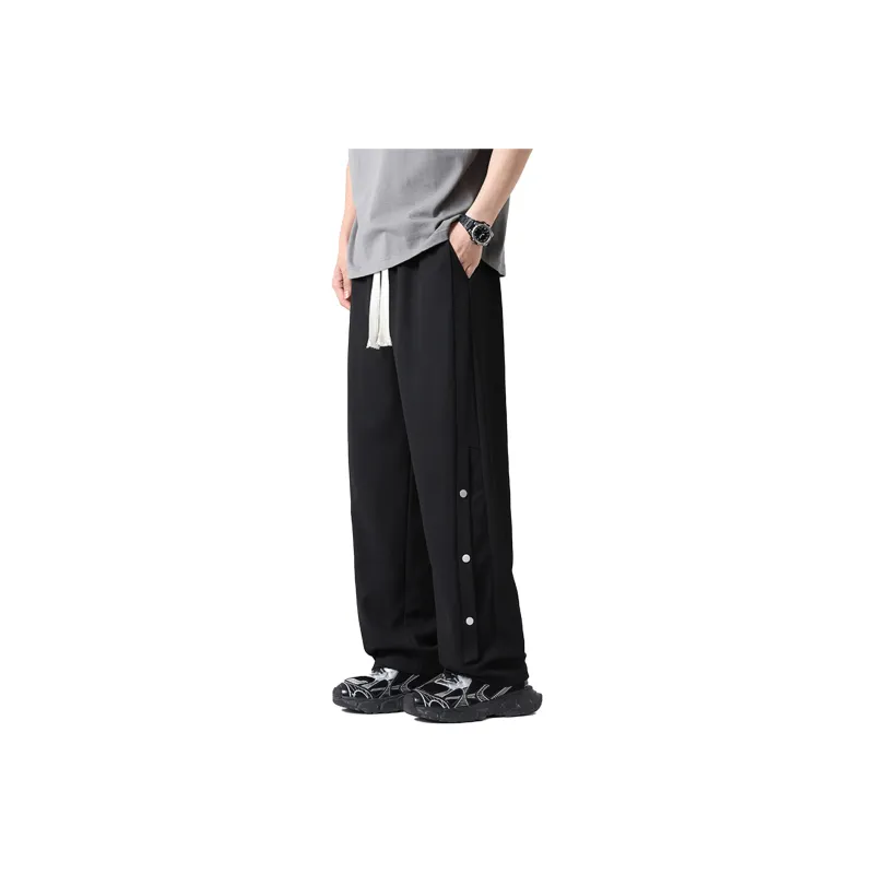 CELUCASN Casual Pants Unisex Light Heather Gray-6