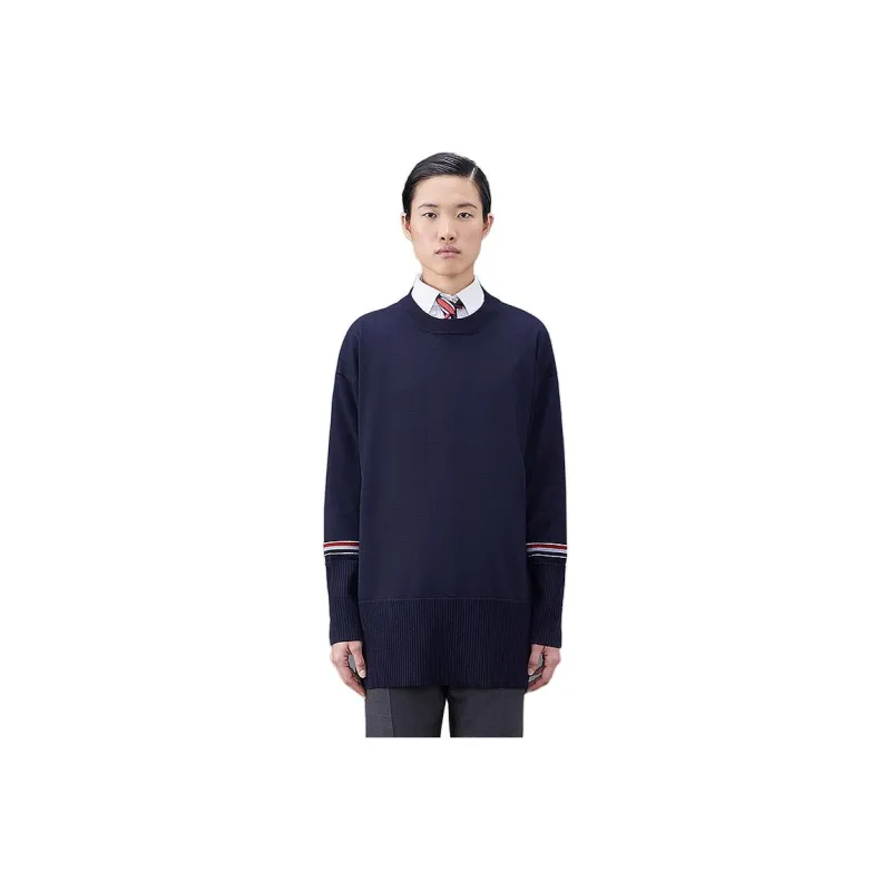 THOM BROWNE Crewneck Knitted Jumper-0