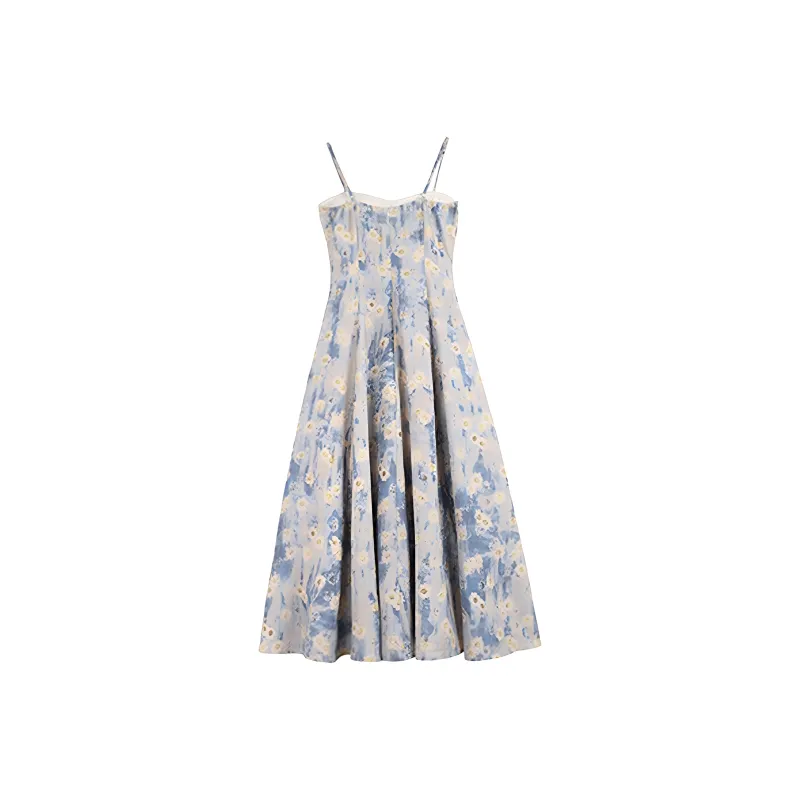 IDLE SOUL Slip Dress Women's Light Blue-1