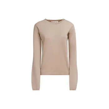 MARNI Decorative stitching Knitted Top