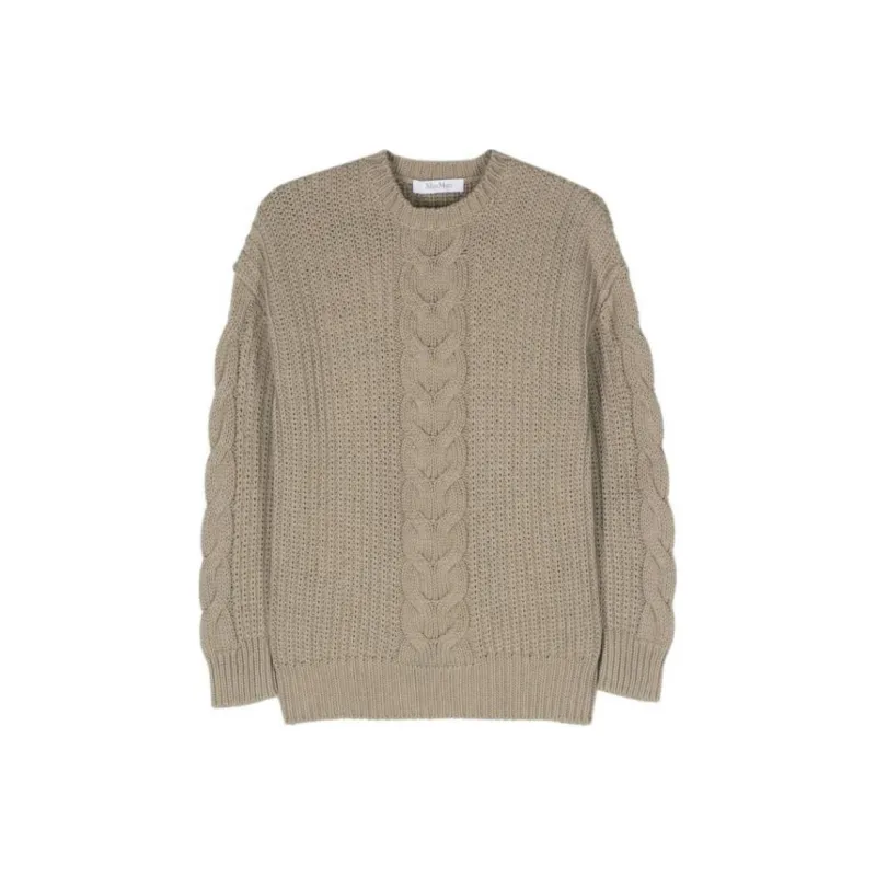 MaxMara Chunky Cable Knit Jumper-0