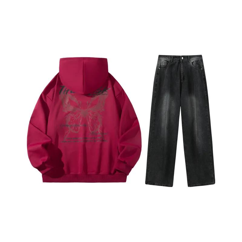 A.X.S.K Sweatshirt Sets Unisex-78