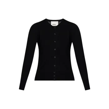 ISABEL MARANT Kleo Button-Up Cardigan