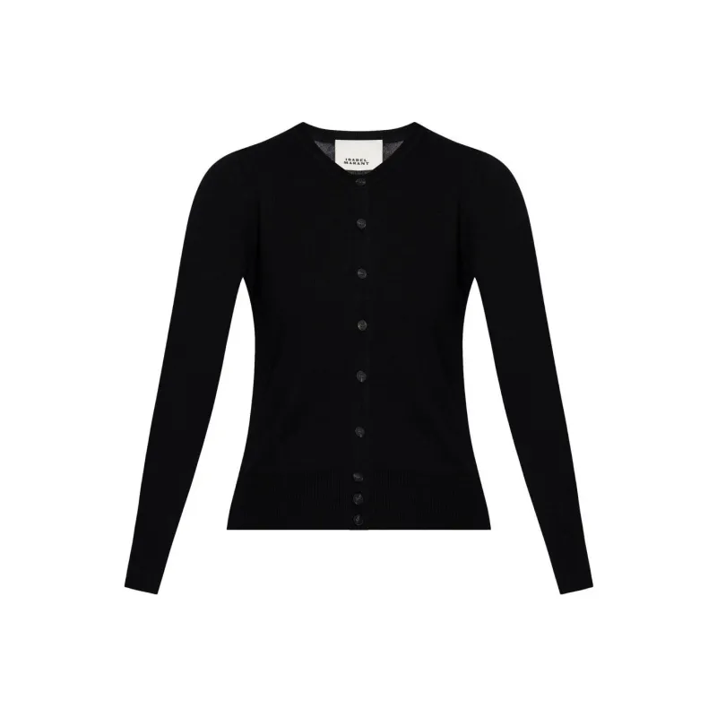 ISABEL MARANT Kleo Button Up Cardigan-0