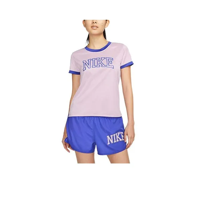 Nike T Shirts Women's Purple-0