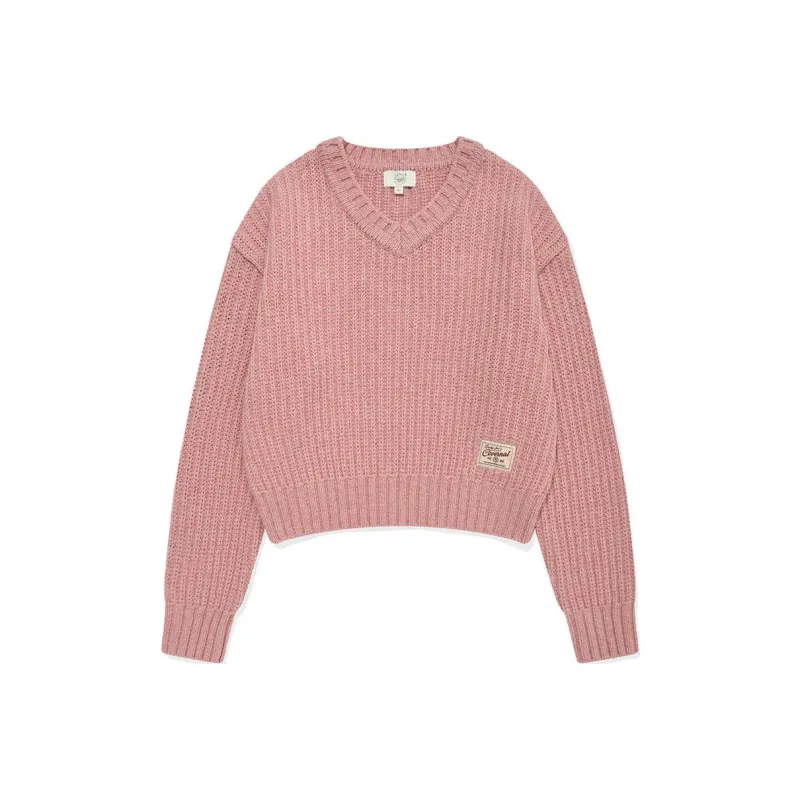 COVERNAT FW24 Sweater Women's Light Pink-0