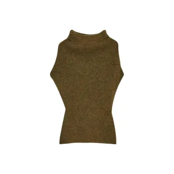 RICK OWENS Short Sleeved Cowl Neck Jumper