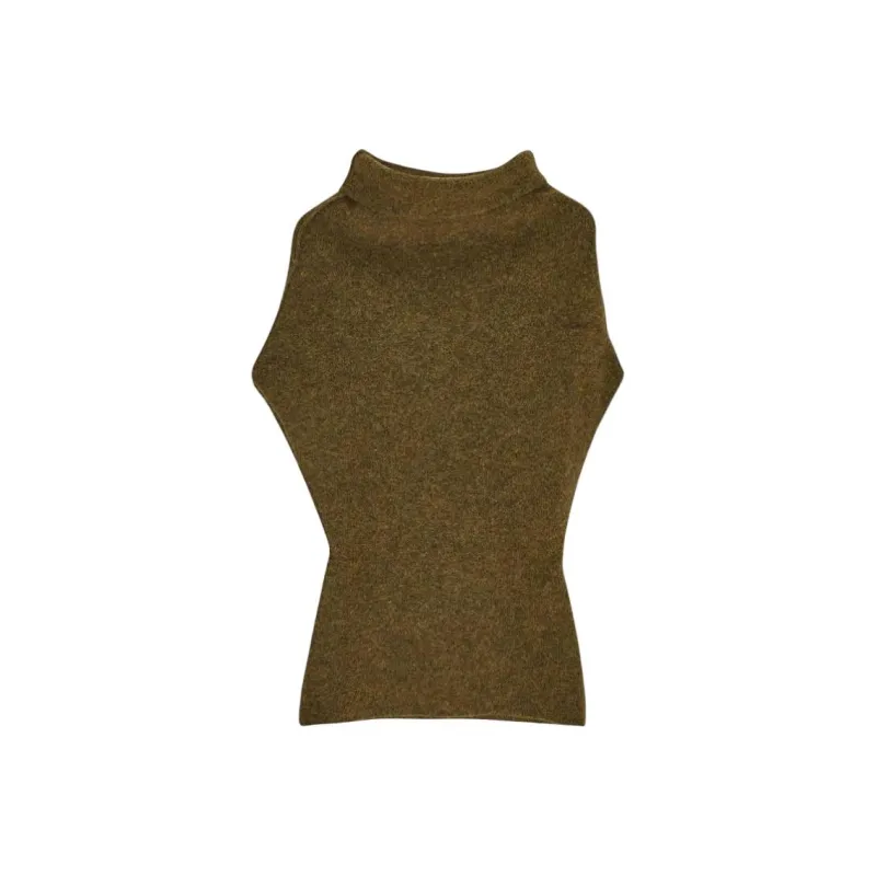 RICK OWENS Short Sleeved Cowl Neck Jumper-0