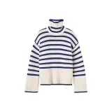White Blue Stripes