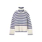 White Blue Stripes
