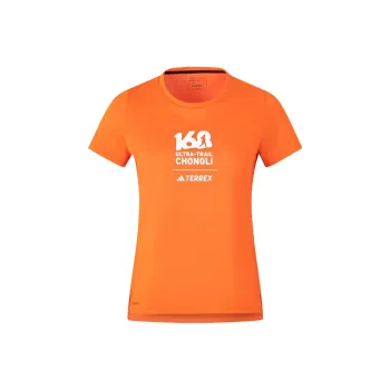 Adidas Terre Regular T Shirt Women's Half Impact Orange