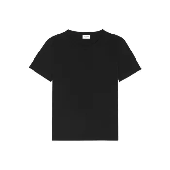 SAINT LAURENT SS22 T Shirt Women's Black
