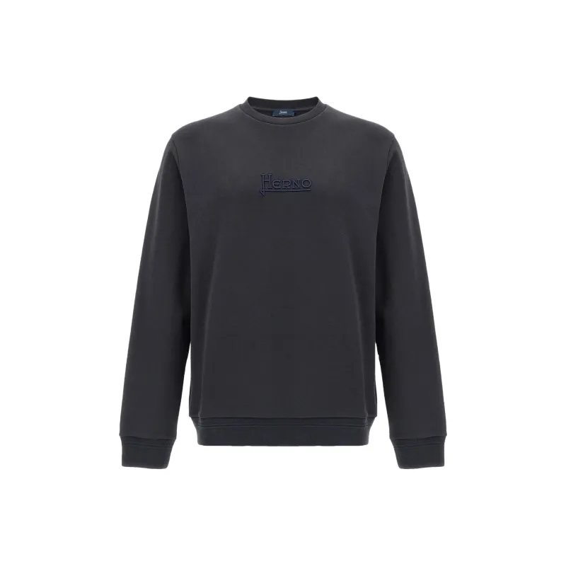 HERNO Logo embroidered Sweatshirt-0