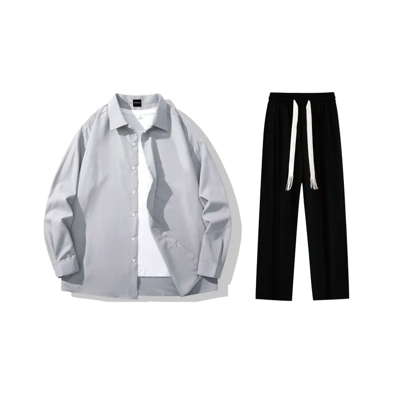 LA'T.WEEKEND Shirt Matching Set Unisex-56
