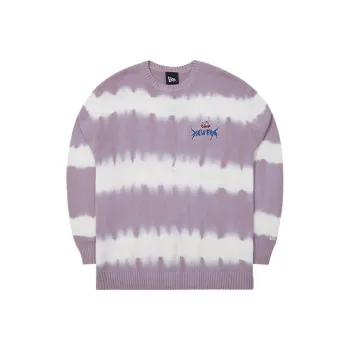 New Era Sweaters Women's Purple Tie Dye