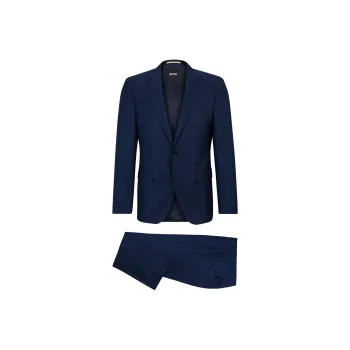 HUGO BOSS Checked Wool Suit