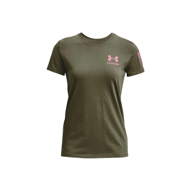 Under Armour UA Freedom T-Shirt Women's Green-0