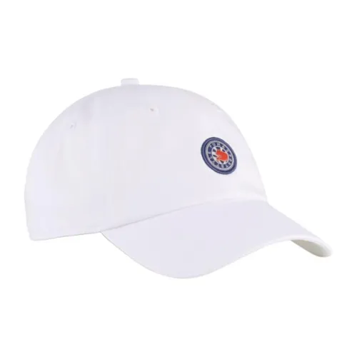 PUMA Cotton Baseball Caps Women's White