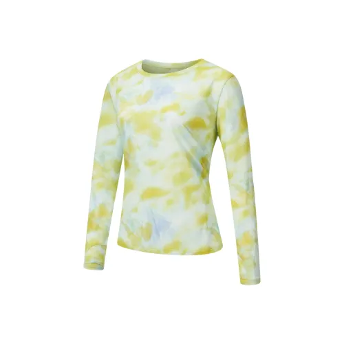 Saucony T Shirt Women's Cyan Purple Blended Dyed