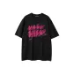 Black-T-Shirt-Pink Graffiti Large