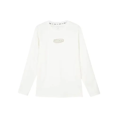 Skechers T Shirt Women's Marshmallow White