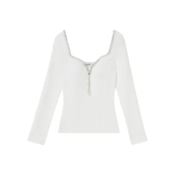 Self portrait Sweaters Women's White