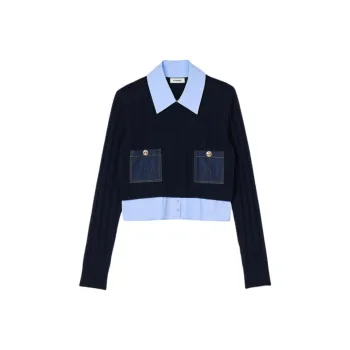 Sandro Layered detail Knitted Jumper