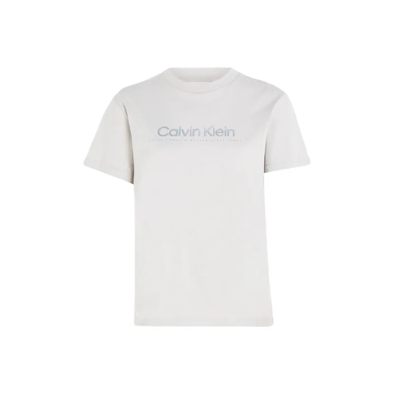 CALVIN KLEIN T-Shirt Women's Castle Gray Europe Version-0