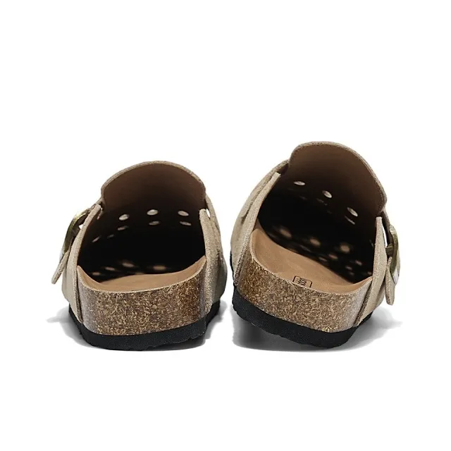 AGSDON Cut Out Slip Resistant Closed Toe Slippers Men's-2