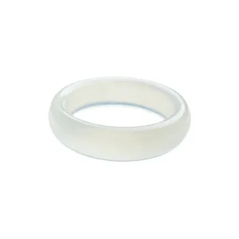 Jade Ink Love Chalcedony Rings Unisex