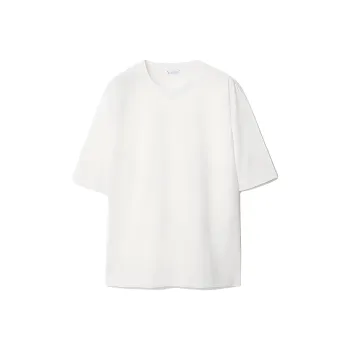 Burberry Logo Embroidered Crewneck T Shirt