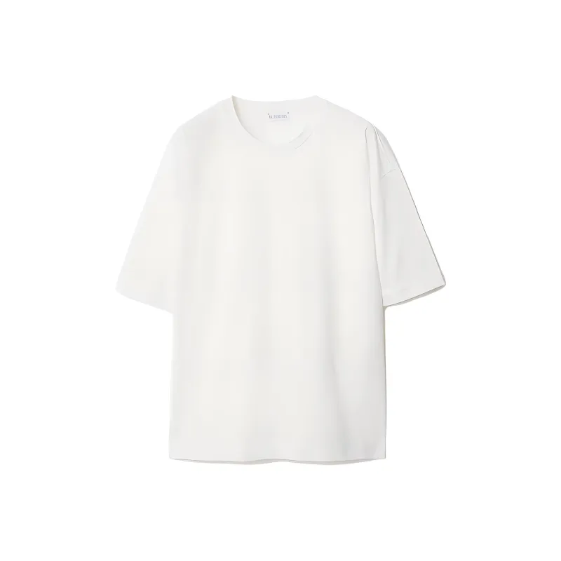 Burberry Logo Embroidered Crewneck T-Shirt-0