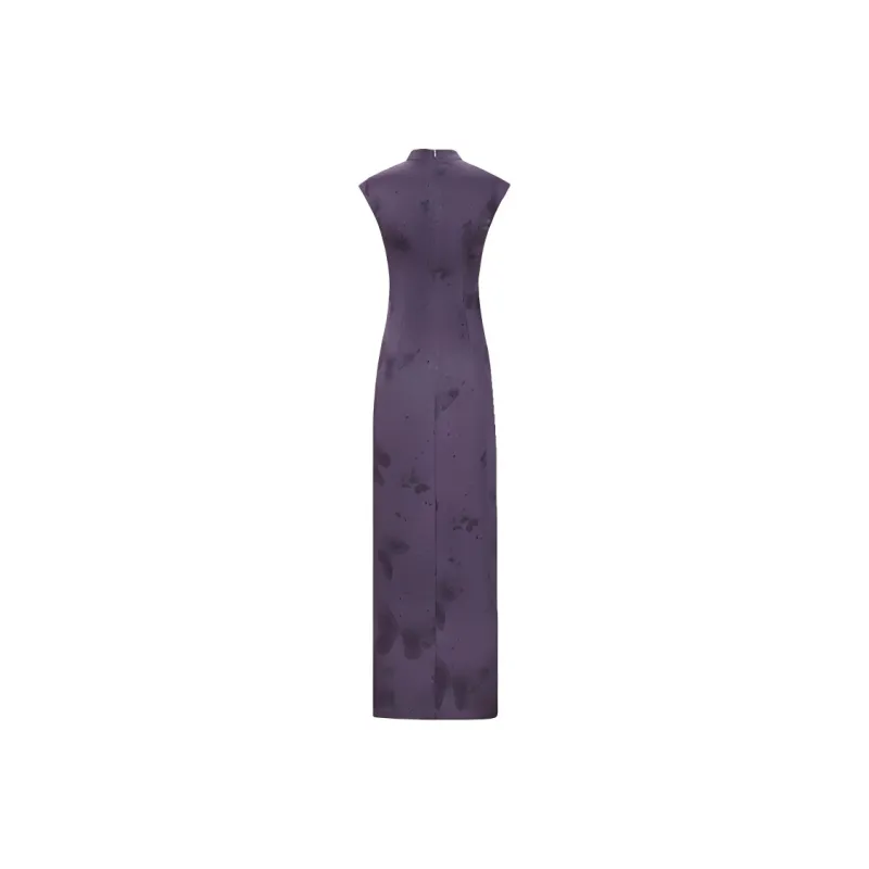 SKYA Sleeveless Dress Women's Purple-1