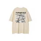 Apricot-T-Shirt-Vintage Newspaper Mini Dress