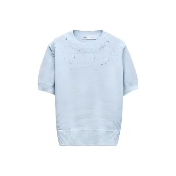 ZARA Sweater Women's Light Blue