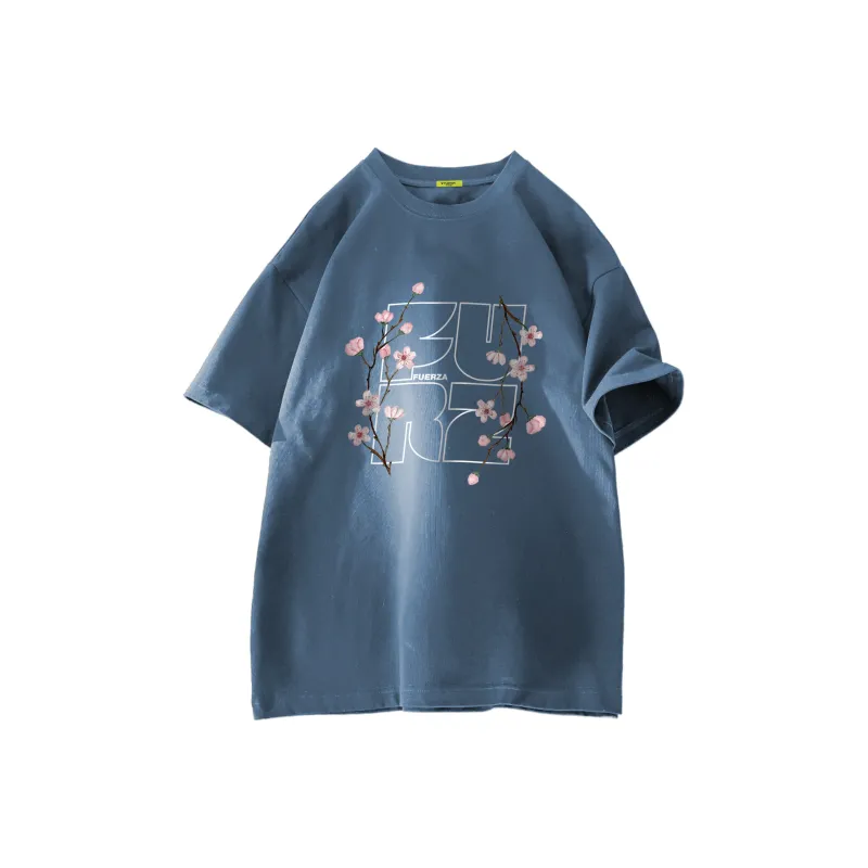FUERZA Drop Shoulder Sleeve T Shirt Unisex-44
