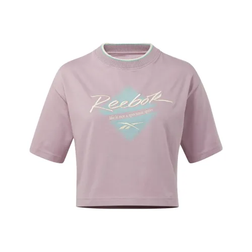 Reebok Regular T-Shirt Women's Light Purple