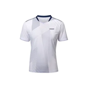 Kawasaki Badminton Clothing Unisex White Purple