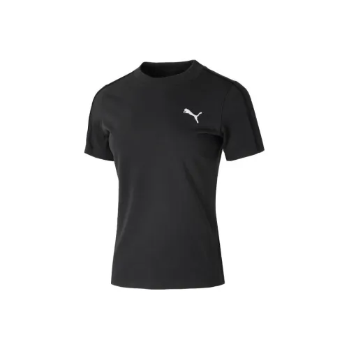 PUMA Set in Sleeve T Shirt Women's Black