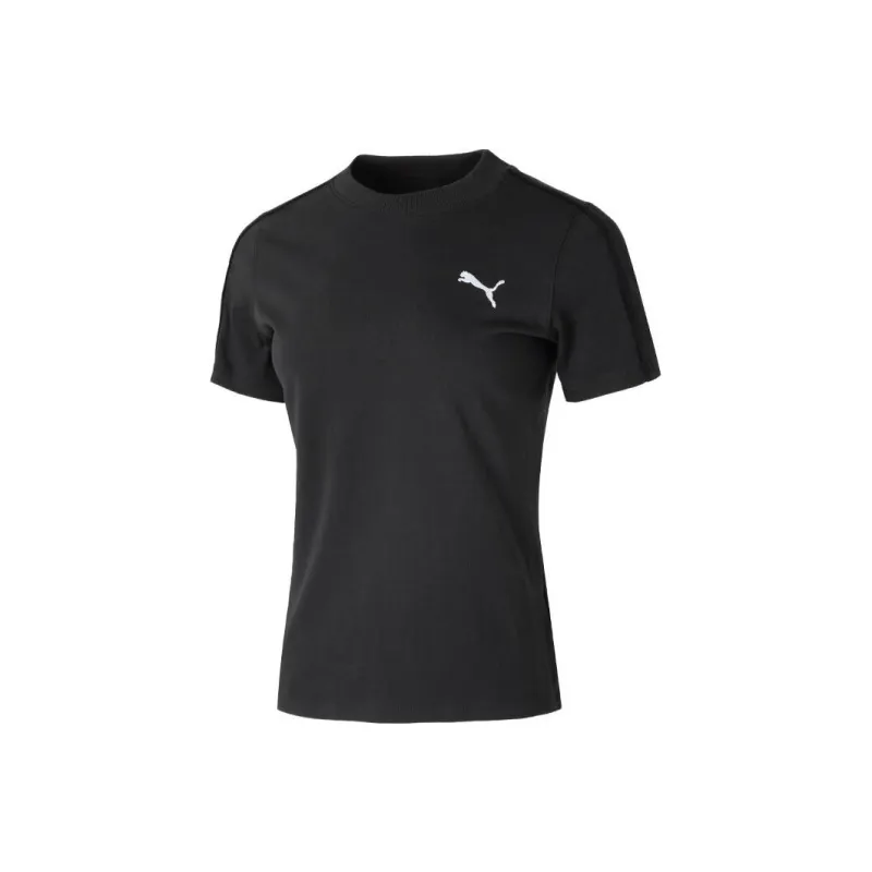 PUMA Set in Sleeve T Shirt Women's Black-0