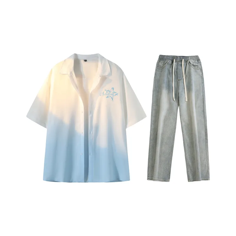 A.X.S.K Shirt Matching Set Unisex-31