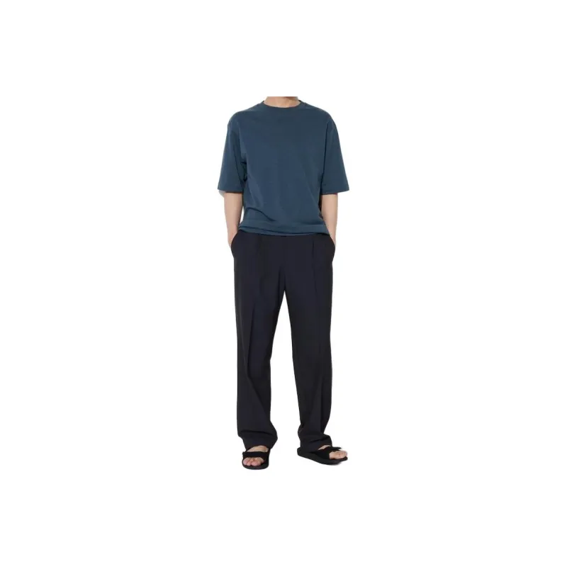 UNIQLO Casual Pants Men's Navy Blue-0