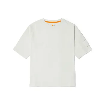 Timberland Drop Shoulder Sleeve T Shirt Women's Vintage White